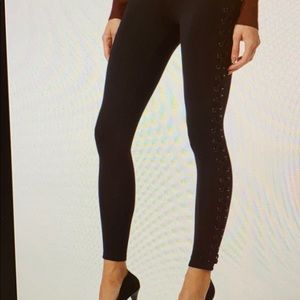 Just fab laced up leggings